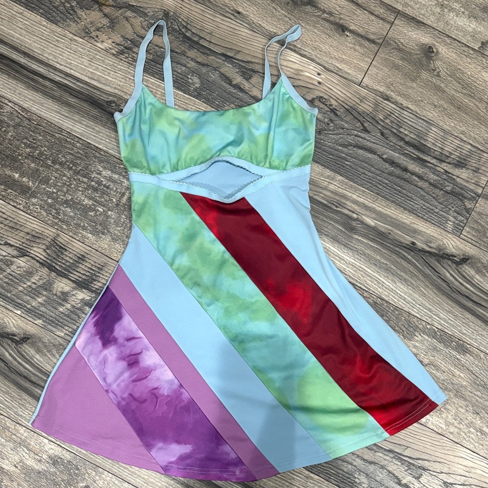 Colorful Striped Dress